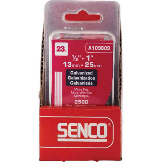 Senco Assorted 23-Gauge Galvanized Pin Nail (2500 Ct.)