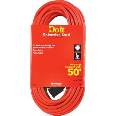 Do it 50 Ft. 16/2 Polarized Outdoor Extension Cord