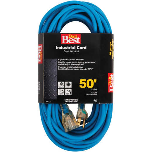 Do it Best 50 Ft. 16/3 Industrial Outdoor Extension Cord
