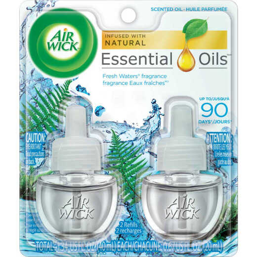 Air Wick Fresh Waters Scented Oil Refill (2-Pack)